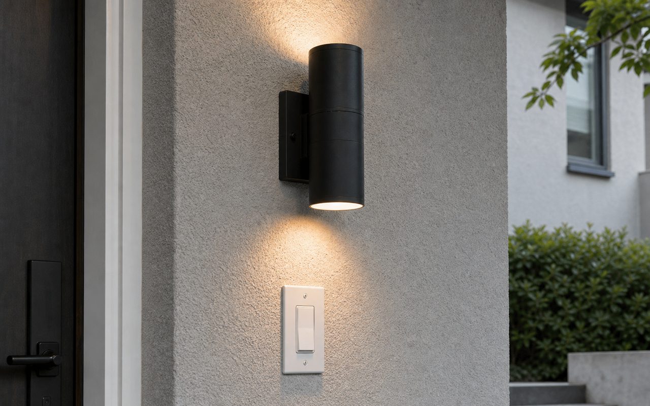 Exterior lighting installation
