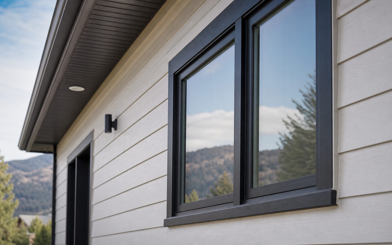 Exterior siding and windows